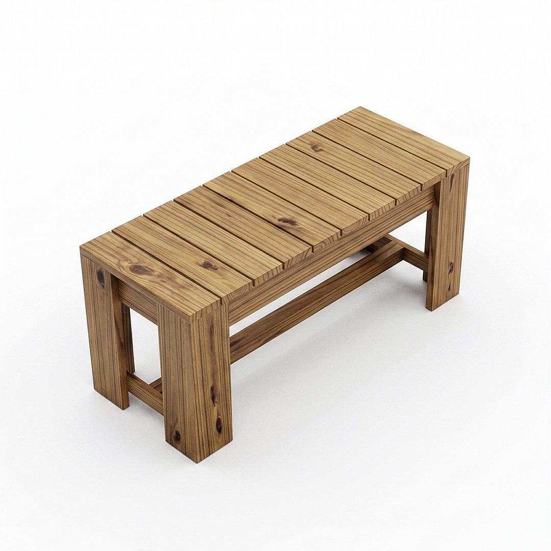Banco de madera 100x40x45