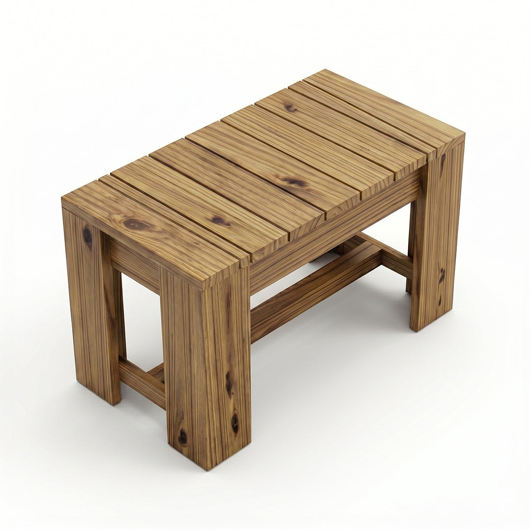 Banco de madera 75x40x45