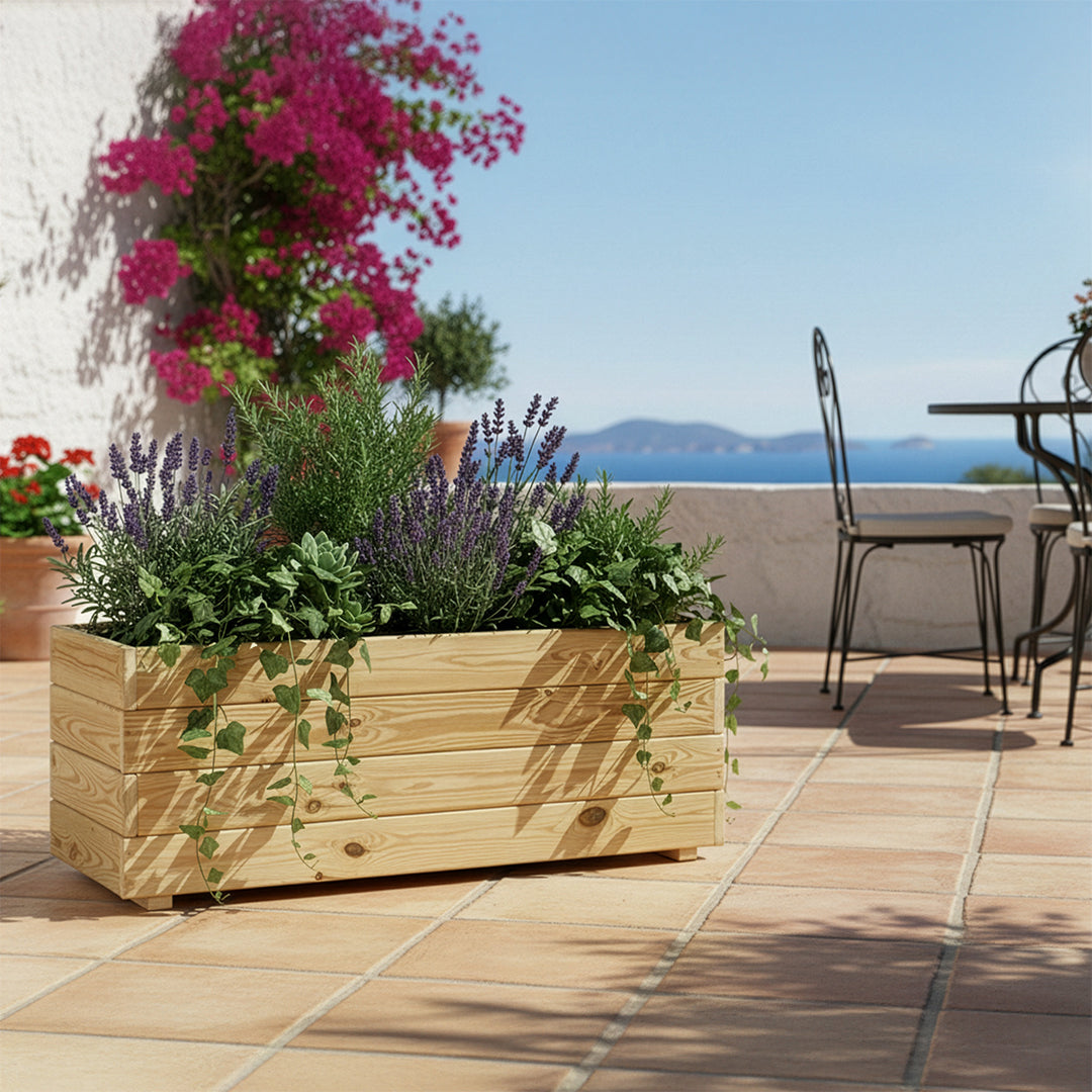Jardinera rectangular Ghio 60x30x40