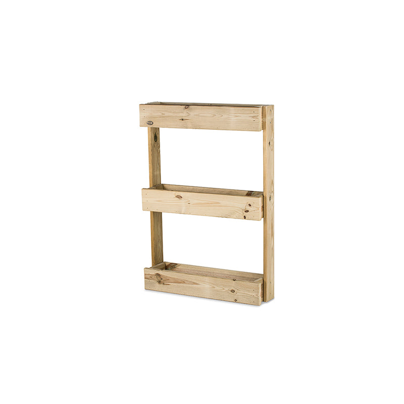 Jardinera vertical Stand Line Wall 3B de 100 cm de altura, diseñada para el cultivo de plantas en espacios reducidos.