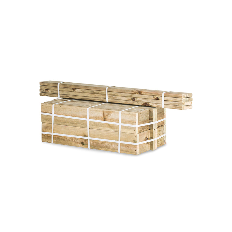 Jardinera vertical Stand Line Island KD 4B, ideal para cultivo en espacios reducidos, con capacidad de 28 litros.