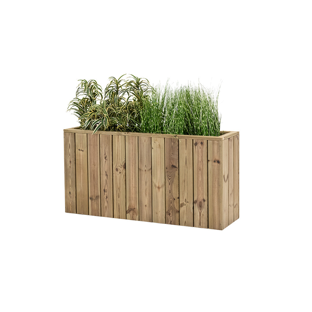 Jardinera de madera Atrium 120x34x60