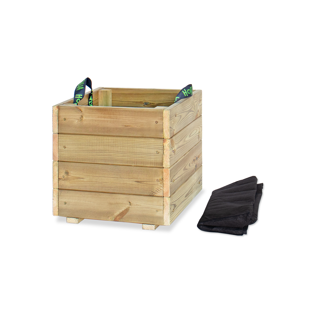 Jardinera cuadrada Pun KD 40x40x40