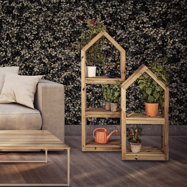 Estantería de madera Campanile Indoor M, ideal para almacenamiento y decoración en interiores.