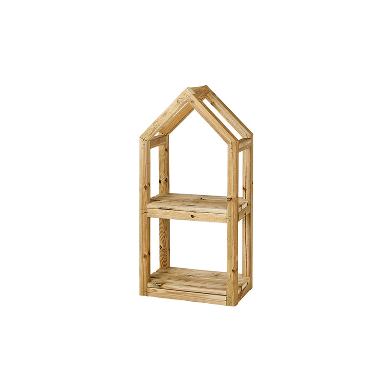 Estantería de madera Campanile Outdoor S, ideal para decoración y almacenamiento en exteriores. Dimensiones: 105 cm x 30 cm