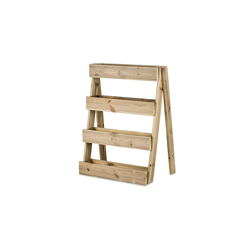 Jardinera vertical Stand Line Island KD 4B, ideal para cultivo en espacios reducidos, con capacidad de 28 litros.