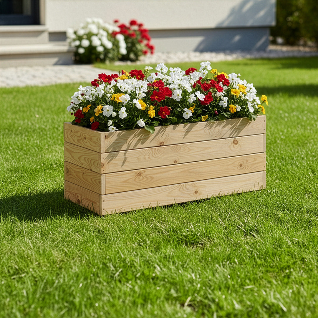 Jardinera rectangular Ghio KD 90x40x40