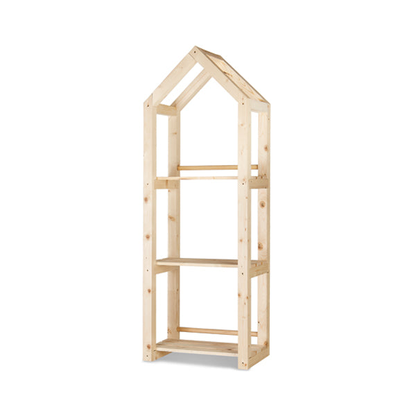 Estantería de madera Campanile Indoor M, ideal para decoración y almacenamiento en interiores, dimensiones 145x30x50 cm.